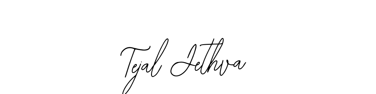 if you are searching for the best signature style for your name Tejal Jethva. so please give up your signature search. here we have designed multiple signature styles  using Bearetta-2O07w. Tejal Jethva signature style 12 images and pictures png