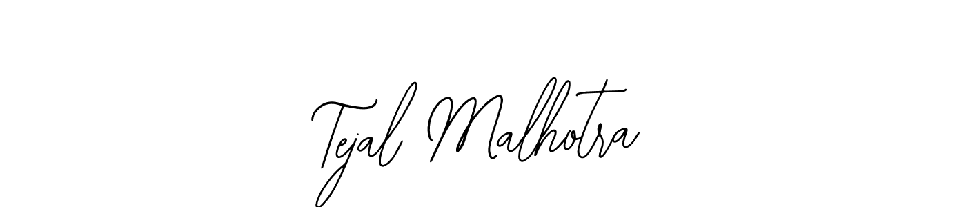How to make Tejal Malhotra name signature. Use Bearetta-2O07w style for creating short signs online. This is the latest handwritten sign. Tejal Malhotra signature style 12 images and pictures png