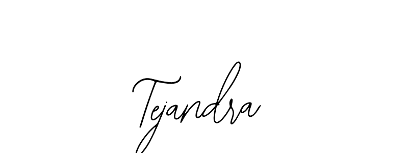 Use a signature maker to create a handwritten signature online. With this signature software, you can design (Bearetta-2O07w) your own signature for name Tejandra. Tejandra signature style 12 images and pictures png