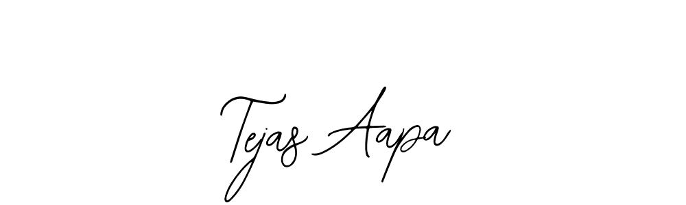Also You can easily find your signature by using the search form. We will create Tejas Aapa name handwritten signature images for you free of cost using Bearetta-2O07w sign style. Tejas Aapa signature style 12 images and pictures png