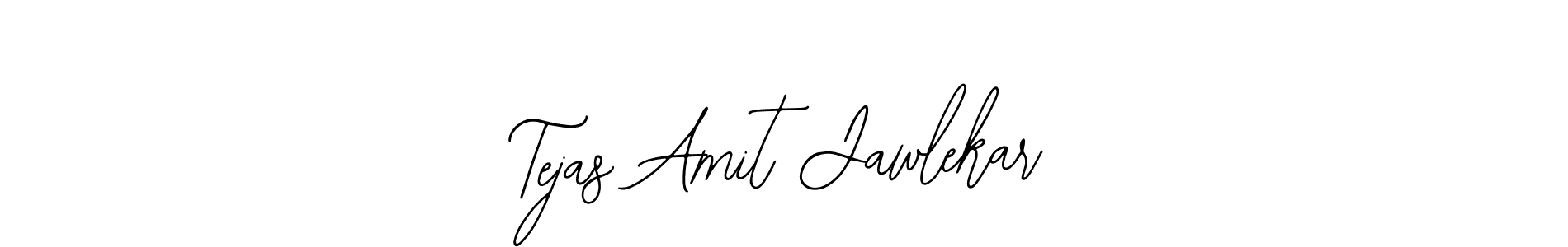 The best way (Bearetta-2O07w) to make a short signature is to pick only two or three words in your name. The name Tejas Amit Jawlekar include a total of six letters. For converting this name. Tejas Amit Jawlekar signature style 12 images and pictures png