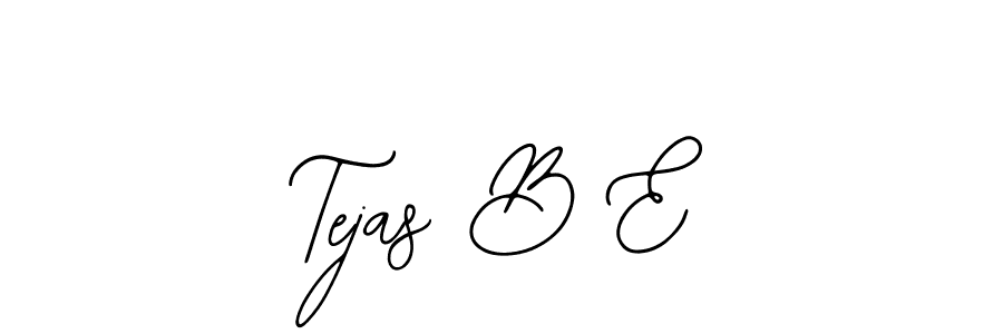 This is the best signature style for the Tejas B E name. Also you like these signature font (Bearetta-2O07w). Mix name signature. Tejas B E signature style 12 images and pictures png