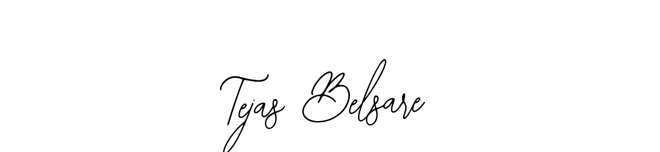 How to make Tejas Belsare name signature. Use Bearetta-2O07w style for creating short signs online. This is the latest handwritten sign. Tejas Belsare signature style 12 images and pictures png