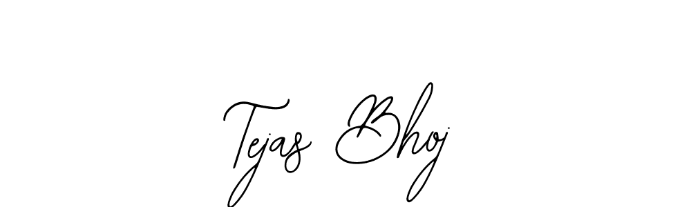 How to make Tejas Bhoj name signature. Use Bearetta-2O07w style for creating short signs online. This is the latest handwritten sign. Tejas Bhoj signature style 12 images and pictures png