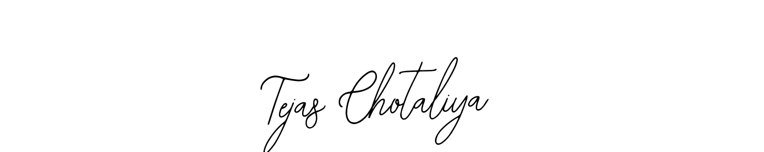 if you are searching for the best signature style for your name Tejas Chotaliya. so please give up your signature search. here we have designed multiple signature styles  using Bearetta-2O07w. Tejas Chotaliya signature style 12 images and pictures png