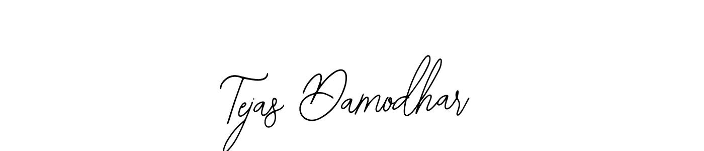 Also You can easily find your signature by using the search form. We will create Tejas Damodhar name handwritten signature images for you free of cost using Bearetta-2O07w sign style. Tejas Damodhar signature style 12 images and pictures png