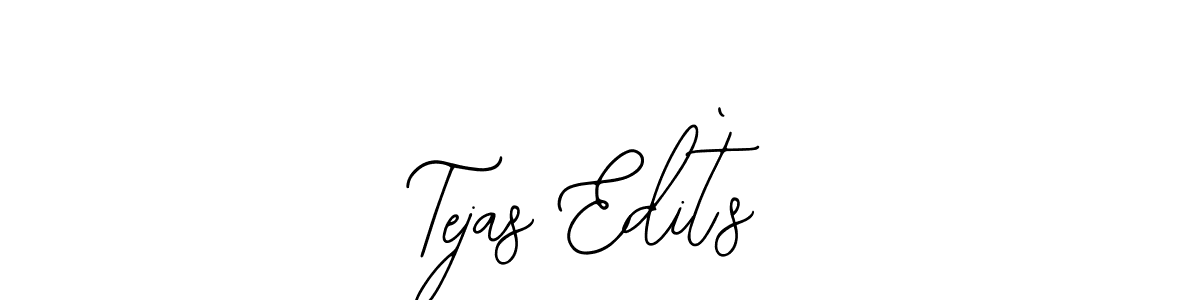 How to Draw Tejas Edit`s signature style? Bearetta-2O07w is a latest design signature styles for name Tejas Edit`s. Tejas Edit`s signature style 12 images and pictures png