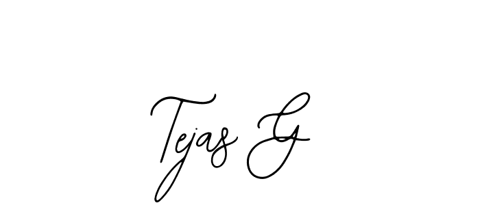 Design your own signature with our free online signature maker. With this signature software, you can create a handwritten (Bearetta-2O07w) signature for name Tejas G. Tejas G signature style 12 images and pictures png