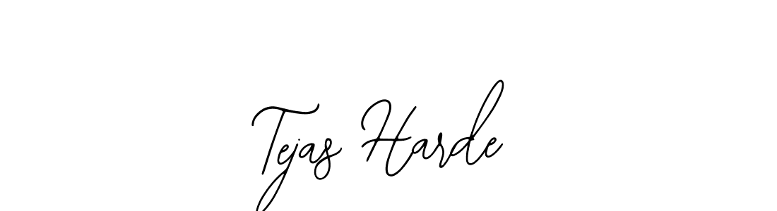 Also You can easily find your signature by using the search form. We will create Tejas Harde name handwritten signature images for you free of cost using Bearetta-2O07w sign style. Tejas Harde signature style 12 images and pictures png