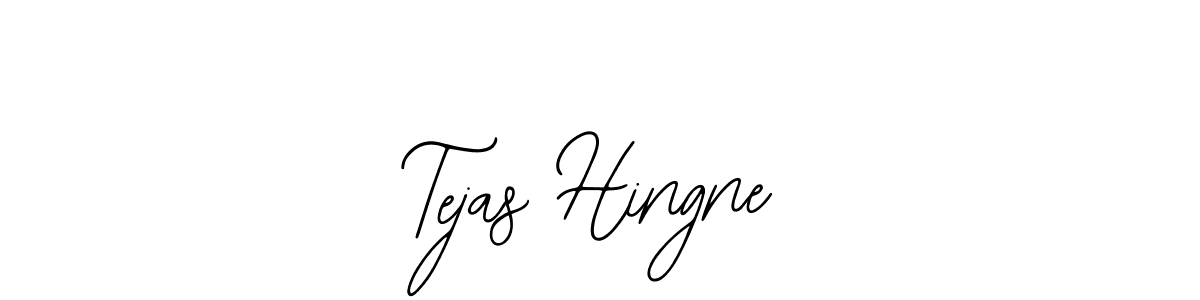 How to make Tejas Hingne name signature. Use Bearetta-2O07w style for creating short signs online. This is the latest handwritten sign. Tejas Hingne signature style 12 images and pictures png