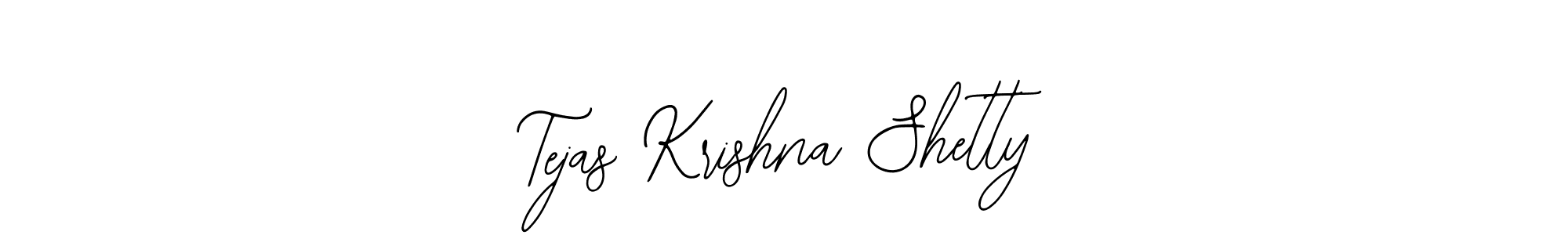 The best way (Bearetta-2O07w) to make a short signature is to pick only two or three words in your name. The name Tejas Krishna Shetty include a total of six letters. For converting this name. Tejas Krishna Shetty signature style 12 images and pictures png