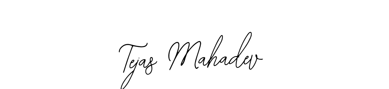 Bearetta-2O07w is a professional signature style that is perfect for those who want to add a touch of class to their signature. It is also a great choice for those who want to make their signature more unique. Get Tejas Mahadev name to fancy signature for free. Tejas Mahadev signature style 12 images and pictures png