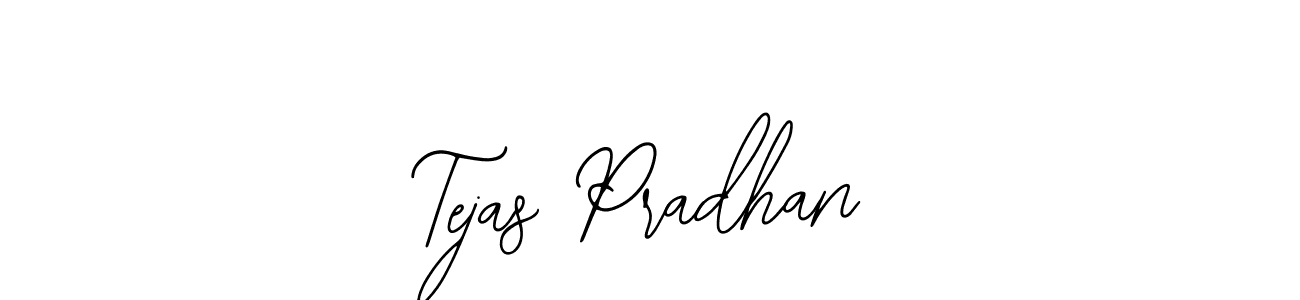 How to make Tejas Pradhan name signature. Use Bearetta-2O07w style for creating short signs online. This is the latest handwritten sign. Tejas Pradhan signature style 12 images and pictures png