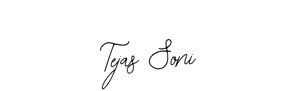 Use a signature maker to create a handwritten signature online. With this signature software, you can design (Bearetta-2O07w) your own signature for name Tejas Soni. Tejas Soni signature style 12 images and pictures png