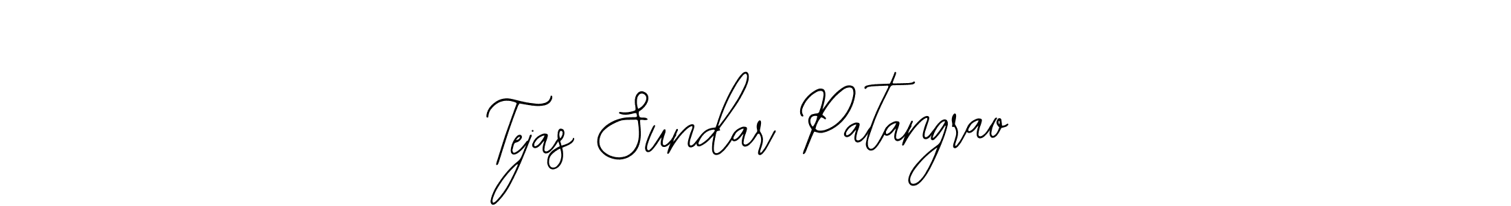 You should practise on your own different ways (Bearetta-2O07w) to write your name (Tejas Sundar Patangrao) in signature. don't let someone else do it for you. Tejas Sundar Patangrao signature style 12 images and pictures png