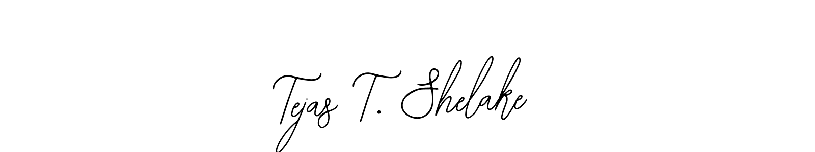 Create a beautiful signature design for name Tejas T. Shelake. With this signature (Bearetta-2O07w) fonts, you can make a handwritten signature for free. Tejas T. Shelake signature style 12 images and pictures png