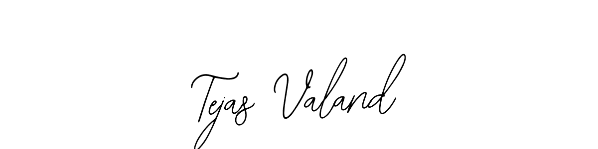 Design your own signature with our free online signature maker. With this signature software, you can create a handwritten (Bearetta-2O07w) signature for name Tejas Valand. Tejas Valand signature style 12 images and pictures png
