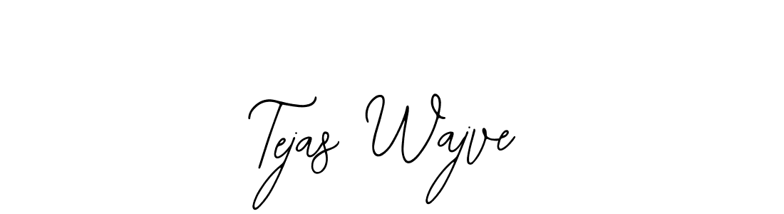Bearetta-2O07w is a professional signature style that is perfect for those who want to add a touch of class to their signature. It is also a great choice for those who want to make their signature more unique. Get Tejas Wajve name to fancy signature for free. Tejas Wajve signature style 12 images and pictures png