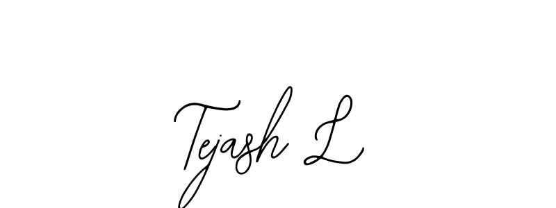 Make a short Tejash L signature style. Manage your documents anywhere anytime using Bearetta-2O07w. Create and add eSignatures, submit forms, share and send files easily. Tejash L signature style 12 images and pictures png