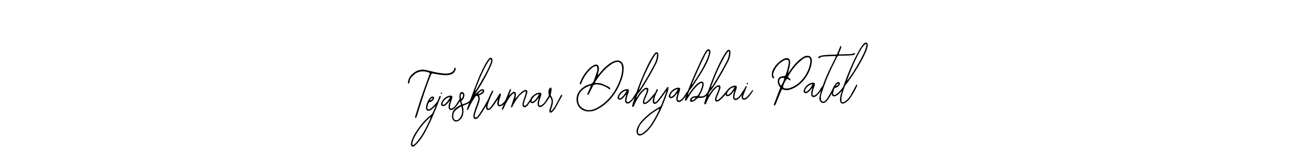 Design your own signature with our free online signature maker. With this signature software, you can create a handwritten (Bearetta-2O07w) signature for name Tejaskumar Dahyabhai Patel. Tejaskumar Dahyabhai Patel signature style 12 images and pictures png