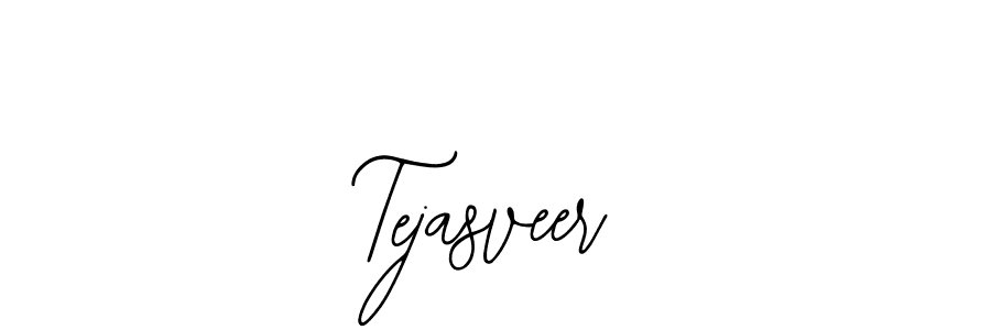 How to make Tejasveer name signature. Use Bearetta-2O07w style for creating short signs online. This is the latest handwritten sign. Tejasveer signature style 12 images and pictures png