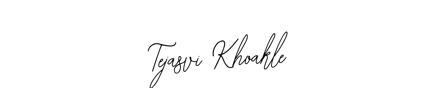 How to Draw Tejasvi Khoakle signature style? Bearetta-2O07w is a latest design signature styles for name Tejasvi Khoakle. Tejasvi Khoakle signature style 12 images and pictures png