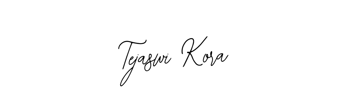 Use a signature maker to create a handwritten signature online. With this signature software, you can design (Bearetta-2O07w) your own signature for name Tejaswi Kora. Tejaswi Kora signature style 12 images and pictures png