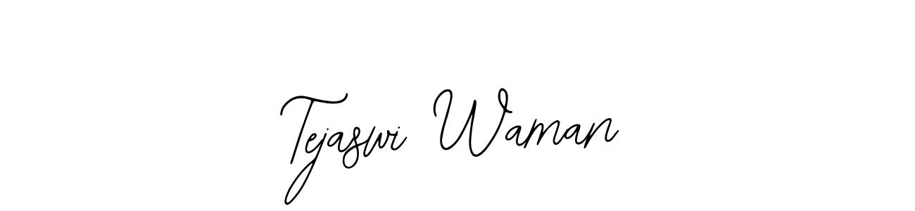 Make a beautiful signature design for name Tejaswi Waman. With this signature (Bearetta-2O07w) style, you can create a handwritten signature for free. Tejaswi Waman signature style 12 images and pictures png
