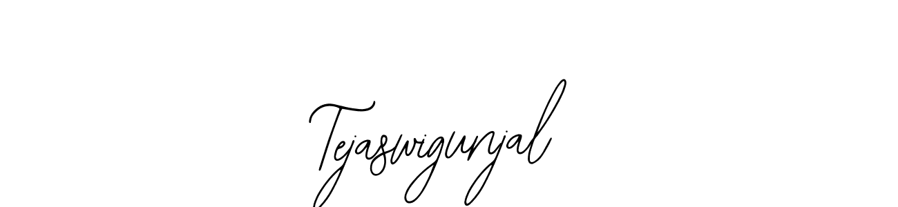 Make a beautiful signature design for name Tejaswigunjal. With this signature (Bearetta-2O07w) style, you can create a handwritten signature for free. Tejaswigunjal signature style 12 images and pictures png