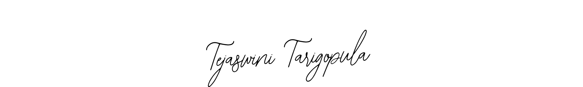 Make a short Tejaswini Tarigopula signature style. Manage your documents anywhere anytime using Bearetta-2O07w. Create and add eSignatures, submit forms, share and send files easily. Tejaswini Tarigopula signature style 12 images and pictures png