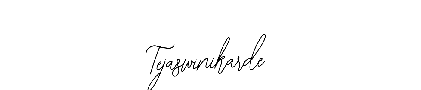 Create a beautiful signature design for name Tejaswinikarde. With this signature (Bearetta-2O07w) fonts, you can make a handwritten signature for free. Tejaswinikarde signature style 12 images and pictures png