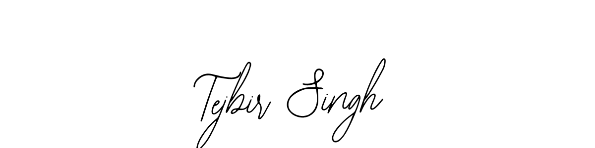 How to make Tejbir Singh name signature. Use Bearetta-2O07w style for creating short signs online. This is the latest handwritten sign. Tejbir Singh signature style 12 images and pictures png