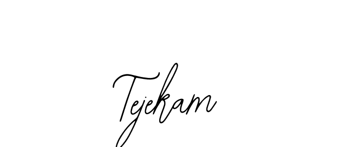 Similarly Bearetta-2O07w is the best handwritten signature design. Signature creator online .You can use it as an online autograph creator for name Tejekam. Tejekam signature style 12 images and pictures png
