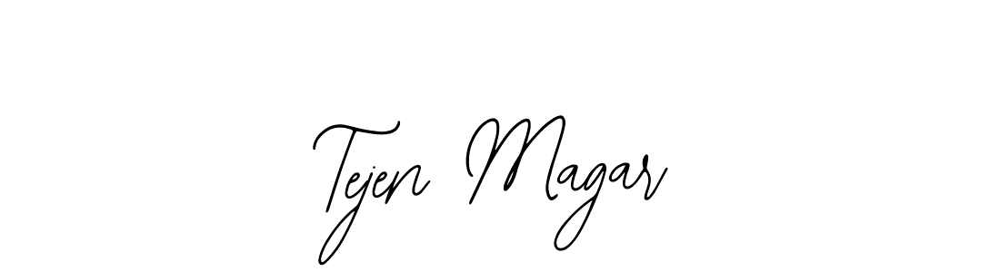Also You can easily find your signature by using the search form. We will create Tejen Magar name handwritten signature images for you free of cost using Bearetta-2O07w sign style. Tejen Magar signature style 12 images and pictures png