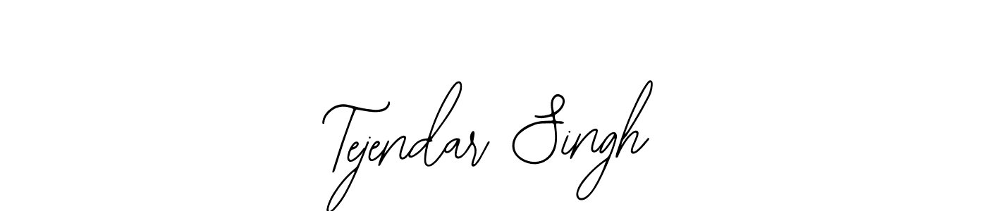 You should practise on your own different ways (Bearetta-2O07w) to write your name (Tejendar Singh) in signature. don't let someone else do it for you. Tejendar Singh signature style 12 images and pictures png
