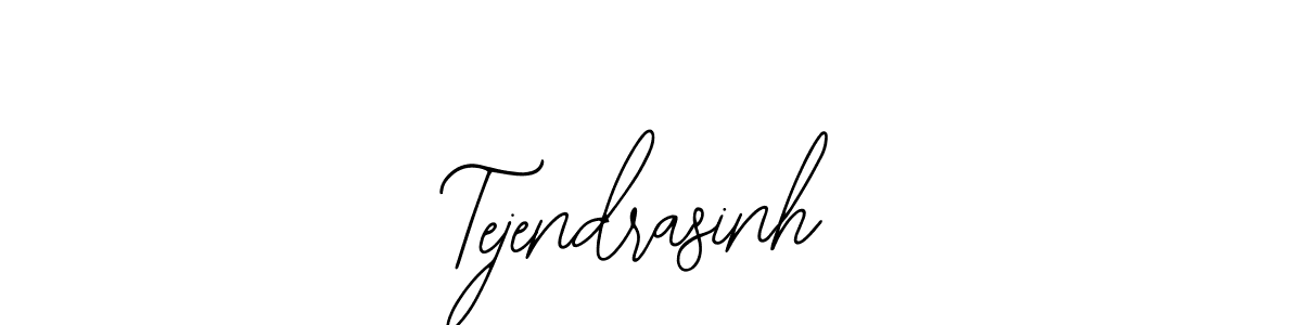How to make Tejendrasinh name signature. Use Bearetta-2O07w style for creating short signs online. This is the latest handwritten sign. Tejendrasinh signature style 12 images and pictures png