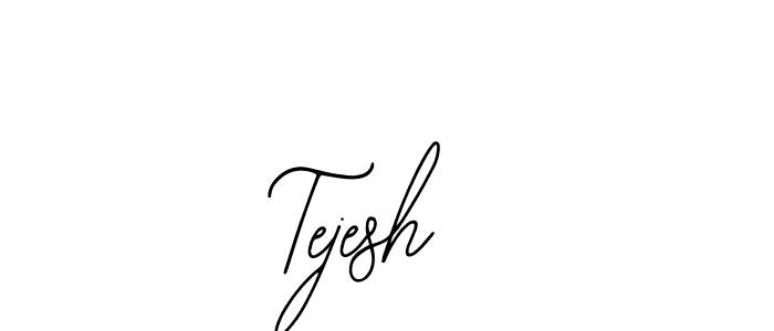 You should practise on your own different ways (Bearetta-2O07w) to write your name (Tejesh ) in signature. don't let someone else do it for you. Tejesh  signature style 12 images and pictures png