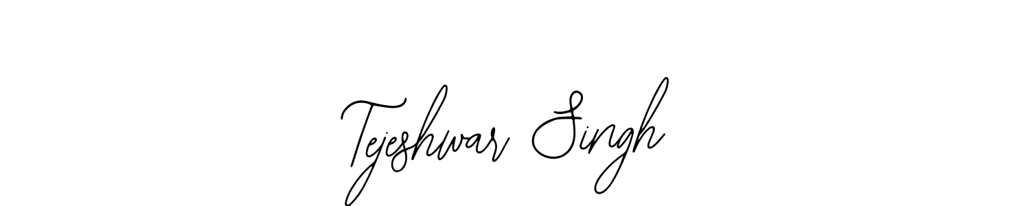 How to Draw Tejeshwar Singh signature style? Bearetta-2O07w is a latest design signature styles for name Tejeshwar Singh. Tejeshwar Singh signature style 12 images and pictures png