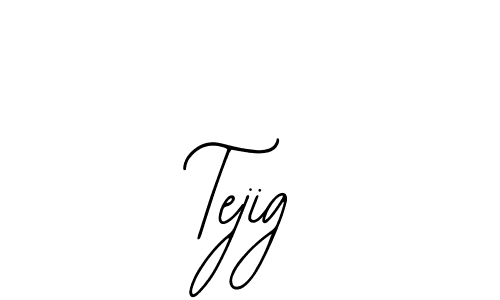You can use this online signature creator to create a handwritten signature for the name Tejig. This is the best online autograph maker. Tejig signature style 12 images and pictures png
