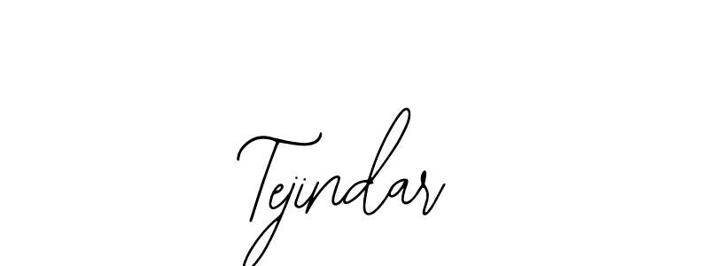 How to make Tejindar signature? Bearetta-2O07w is a professional autograph style. Create handwritten signature for Tejindar name. Tejindar signature style 12 images and pictures png