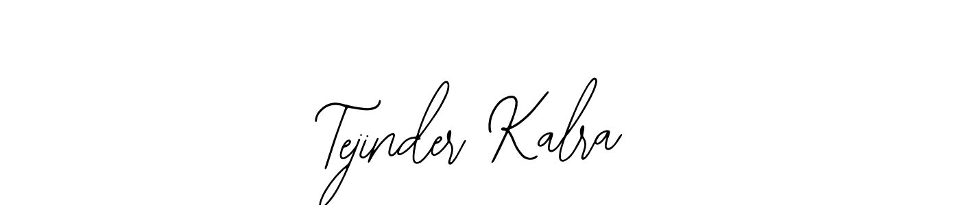 Design your own signature with our free online signature maker. With this signature software, you can create a handwritten (Bearetta-2O07w) signature for name Tejinder Kalra. Tejinder Kalra signature style 12 images and pictures png