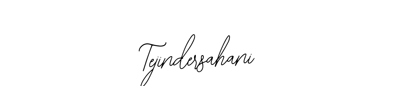 Also we have Tejindersahani name is the best signature style. Create professional handwritten signature collection using Bearetta-2O07w autograph style. Tejindersahani signature style 12 images and pictures png