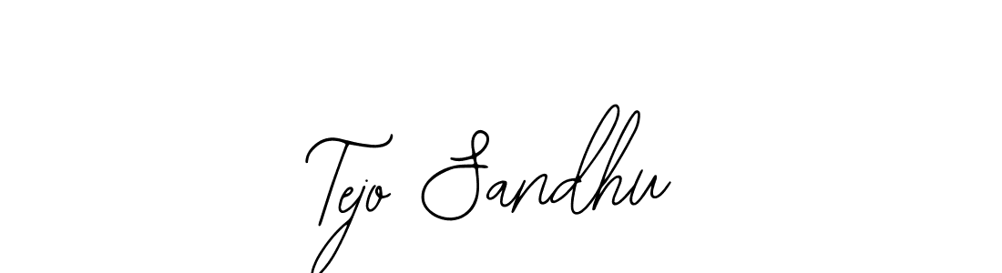 You should practise on your own different ways (Bearetta-2O07w) to write your name (Tejo Sandhu) in signature. don't let someone else do it for you. Tejo Sandhu signature style 12 images and pictures png