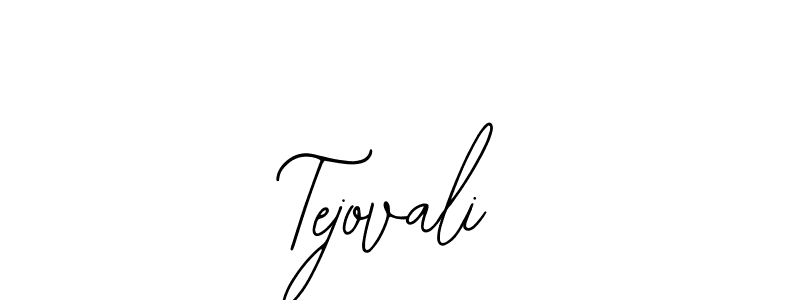 How to make Tejovali name signature. Use Bearetta-2O07w style for creating short signs online. This is the latest handwritten sign. Tejovali signature style 12 images and pictures png