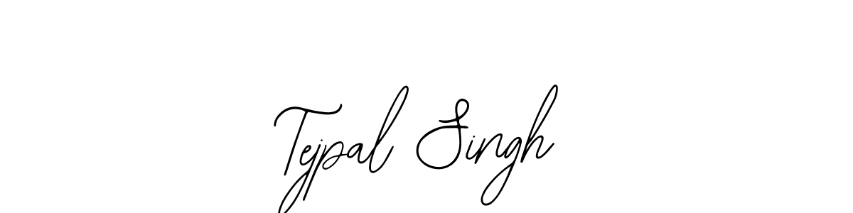 How to make Tejpal Singh name signature. Use Bearetta-2O07w style for creating short signs online. This is the latest handwritten sign. Tejpal Singh signature style 12 images and pictures png