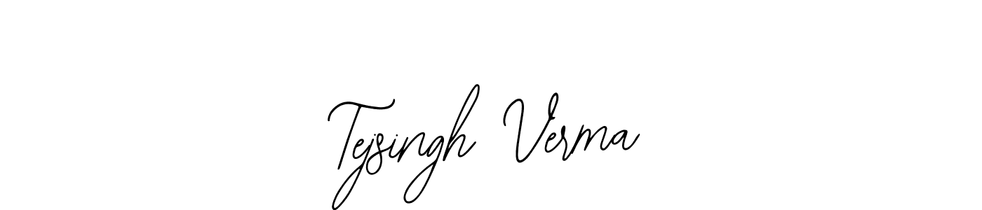 Make a beautiful signature design for name Tejsingh Verma. Use this online signature maker to create a handwritten signature for free. Tejsingh Verma signature style 12 images and pictures png