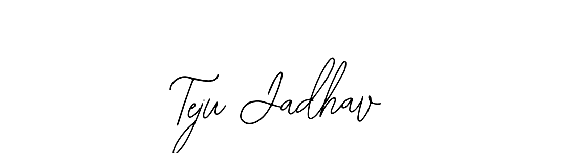 Best and Professional Signature Style for Teju Jadhav. Bearetta-2O07w Best Signature Style Collection. Teju Jadhav signature style 12 images and pictures png