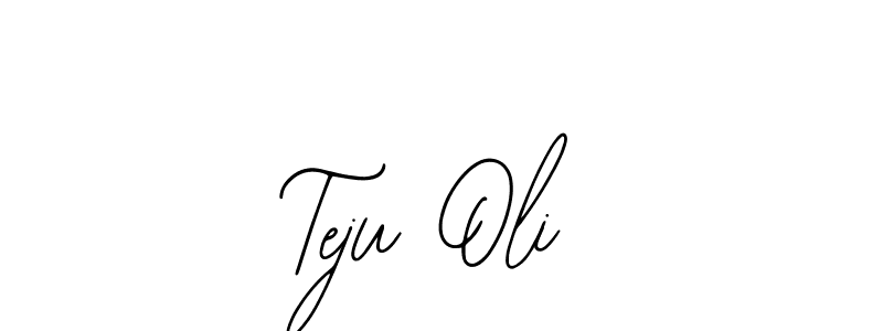 How to make Teju Oli signature? Bearetta-2O07w is a professional autograph style. Create handwritten signature for Teju Oli name. Teju Oli signature style 12 images and pictures png