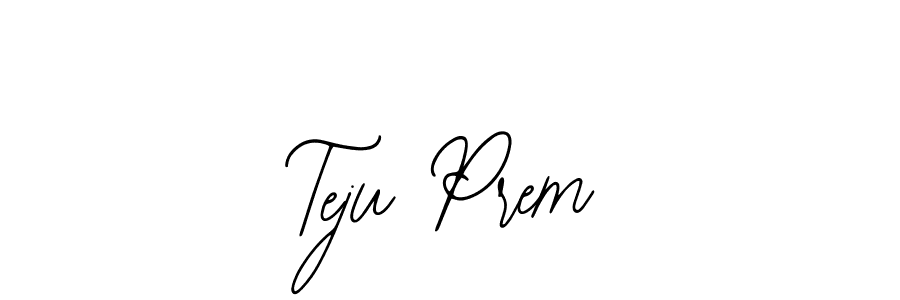 Teju Prem stylish signature style. Best Handwritten Sign (Bearetta-2O07w) for my name. Handwritten Signature Collection Ideas for my name Teju Prem. Teju Prem signature style 12 images and pictures png