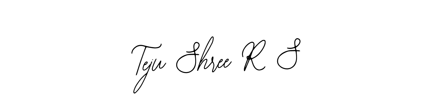 if you are searching for the best signature style for your name Teju Shree R S. so please give up your signature search. here we have designed multiple signature styles  using Bearetta-2O07w. Teju Shree R S signature style 12 images and pictures png